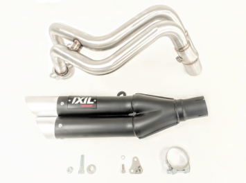 Ixil L3XB Hyperlow black XL RVS Compleet Uitlaatsysteem met Euro3 en Euro4 Keuring Yamaha Tracer700 2017 2019