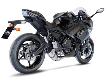 Leovince LV One Evo RVS Compleet 2in1 Uitlaatsysteem Kawasaki NINJA 650 2017 2020