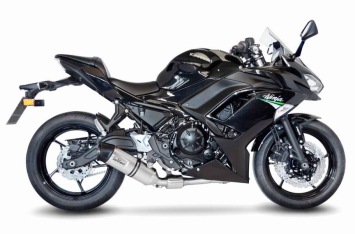 Leovince LV One Evo RVS Compleet 2in1 Uitlaatsysteem Kawasaki NINJA 650 2017 2020