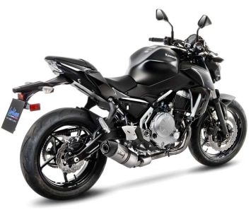 Leovince LV One Evo RVS Compleet 2in1 Uitlaatsysteem Kawasaki Z 650 2017 > 2020