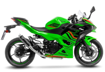 Leovince GP Corsa Black Edition Einddemper zonder E-keur Kawasaki Ninja 500 / SE 2024 - 2025