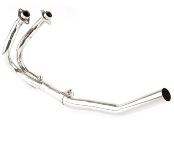 Lextek RVS 2-1 High Performance Decat Voorbochten Kawasaki Ninja 400 2017 > 2020