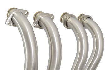 MD Losse RVS Voorbochten Set Yamaha FJ 1100 1984 1986