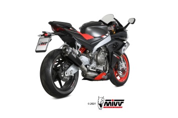 Mivv Delta Race Carbon Compleet Uitlaatsysteem High met E-keur Aprilia RS 660 2020 > 2024