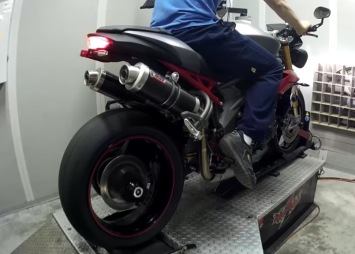 Mivv GP RVS Black Dubbele Einddemper Set (L+R) met E-keur Triumph Speed Triple 1050 2016 > 2017