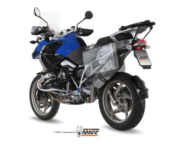 Mivv Speed Edge RVS Slip-on Einddemper met E-keur BMW R 1200 GS 2004 > 2007
