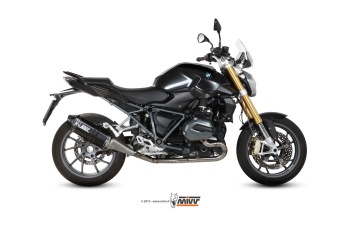 Mivv Speed Edge RVS Black Slip-on Einddemper met E-keur BMW R 1200 RS 2015 > 2018