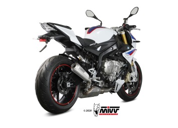 Mivv X-M1 Titanium Einddemper met E-keur BMW S 1000 R 2017 > 2020