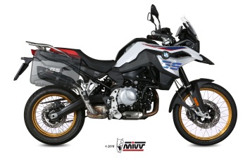 Mivv Suono RVS Black Slip-on Einddemper met E-keur BMW F 850 GS 2018 > 2024