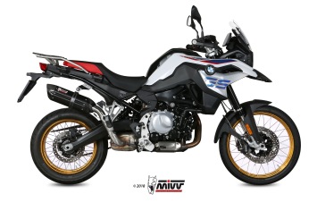 Mivv Suono RVS Black Slip-on Einddemper met E-keur BMW F 850 GS 2018 > 2024