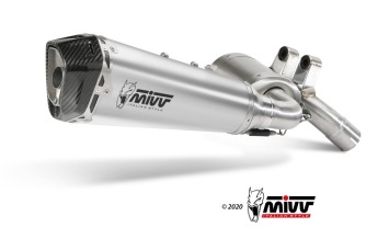 Mivv Delta Race RVS Slip-on Einddemper met E-keur BMW F 900 XR 2020 > 2025