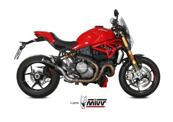Mivv MK3 Carbon Einddemper zonder E-keur Ducati Monster 821 2018 > 2020