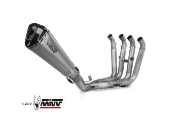 Mivv Delta Race Full Titanium Compleet 4in2in1 Uitlaatsysteem zonder E-keur Suzuki GSX-R 1300 Hayabusa 2008 > 2017