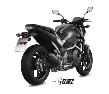 Mivv Oval Carbon Slip-on Einddemper met E-keur Honda NC 750 S / X 2016 > 2022