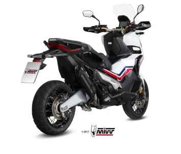 Mivv Suono RVS Black Slip-on Einddemper met E-keur Honda X-ADV 750 2017 > 2024