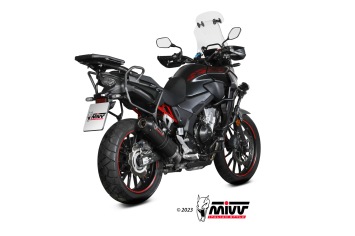 Mivv Oval Carbon met Carbon Endcap Slip-on Einddemper met E-keur Honda CB 500 X 2021 - 2024