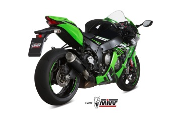 Mivv GP Pro RVS Black Einddemper met E-keur Kawasaki ZX-10 R / RR / SE 2016 > 2025