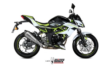 Mivv Delta Race RVS Einddemper met E-keur Kawasaki Z 125 2019 > 2024