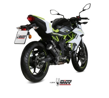 Mivv MK3 Carbon Einddemper zonder E-keur Kawasaki Z125 2019 > 2024