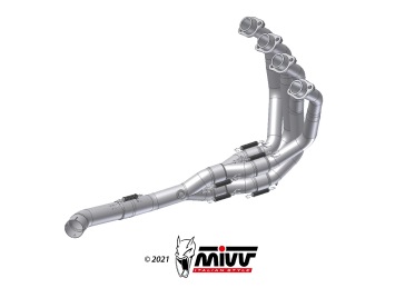 Mivv RVS Decat Voorbochten Kawasaki Z900 2020 - 2024