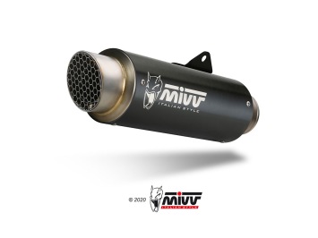 Mivv GP Pro RVS Black Einddemper met E-keur Kawasaki Z900 2020 - 2024