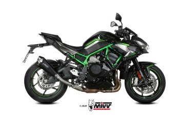 Mivv Delta Race RVS Black Slip-on Einddemper met E-keur Kawasaki Z H2 / SE 2020 > 2024