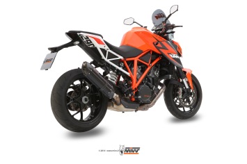 Mivv Suono RVS Black Slip-on Einddemper met E-keur KTM 1290 Superduke 2014 > 2019