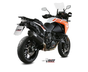 Mivv Speed Edge RVS Black Slip-on Einddemper met E-keur KTM 1290 Super Adventure / R / S / T 2015 > 2020