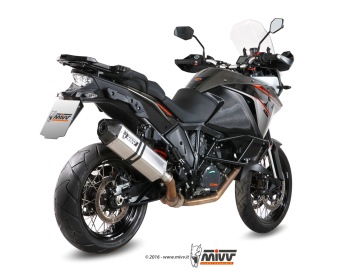 Mivv Speed Edge RVS Slip-on Einddemper met E-keur KTM 1190 Adventure 2013 > 2016