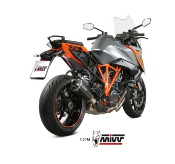 Mivv Delta Race RVS Black Slip-on Einddemper met E-keur KTM 1290 Superduke GT 2016 > 2024
