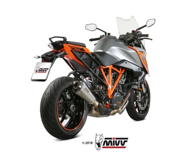 Mivv Delta Race RVS Slip-on Einddemper met E-keur KTM 1290 Superduke GT 2016 > 2024