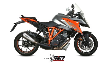 Mivv Delta Race RVS Slip-on Einddemper met E-keur KTM 1290 Superduke GT 2016 > 2024