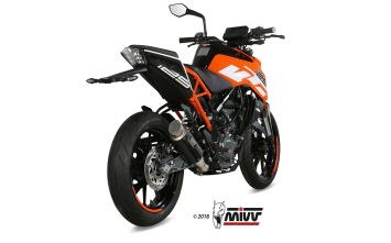 Mivv GP Pro Carbon Slip-on Einddemper met E-keur Duke 125 2017 > 2020