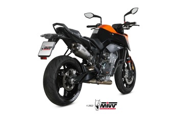Mivv Delta Race RVS Slip-on Einddemper met E-keur KTM 890 Duke 2020 > 2024