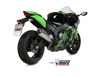 Mivv Delta Race Full Titanium Volledig Uitlaatsysteem zonder E-keur Kawasaki ZX-10 R / RR / SE 2016 > 2024