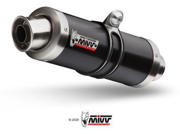 Mivv GP RVS Black Slip-on Einddemper met E-keur Aprilia RSV4 APRC 2011 > 2016