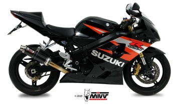 Mivv GP Carbon Bolt-on Einddemper met E-keur Suzuki GSX-R 750 2004 > 2005