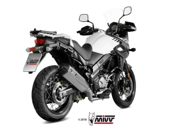 Mivv Speed Edge Volledig Uitlaatsysteem met E-keur Suzuki DL V-Strom 650 / XT 2017 > 2024