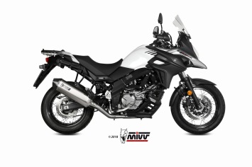 Mivv Speed Edge Volledig Uitlaatsysteem met E-keur Suzuki DL V-Strom 650 / XT 2017 > 2024
