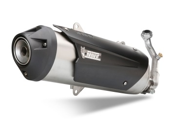 Mivv Urban RVS Volledig Uitlaatsysteem met E-keur incl. Katalysator Gilera Runner 200 2008 - 2012