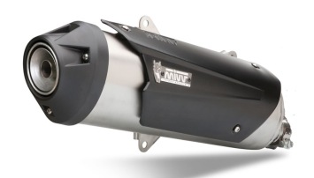 Mivv Urban RVS Slip-on Einddemper met E-keur Piaggio X-Evo 400 2007 - 2013
