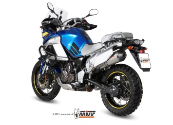 Mivv Oval Titanium met Carbon Endcap Slip-on Einddemper met E-keur Yamaha XT 1200 Z Supertenere 2010 > 2020