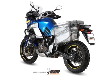 Mivv Oval Titanium met Carbon Endcap Slip-on Einddemper met E-keur Yamaha XT 1200 Z Supertenere 2010 > 2020