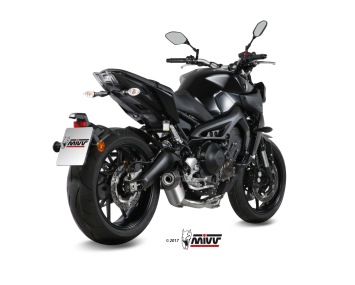 Mivv Oval Titanium Volledig Uitlaatsysteem met E-keur Yamaha MT-09 2013 > 2020