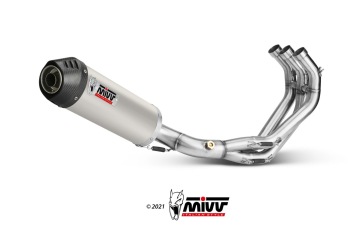 Mivv Oval Titanium Volledig Uitlaatsysteem met E-keur Yamaha MT-09 2013 > 2020
