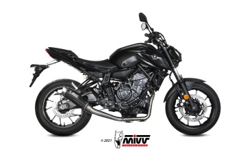 Mivv GP Pro Carbon High Mount Compleet Uitlaatsysteem met E-keur Yamaha MT-07 2021 > 2024