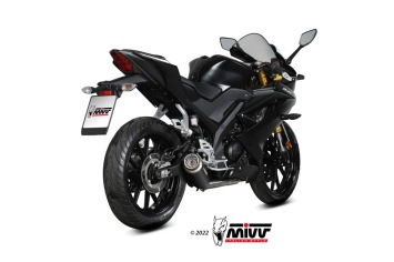Mivv GP Pro Black Volledig Uitlaatsysteem met E-keur Yamaha YZF R 125 2019 > 2024