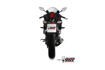 Mivv GP Pro Black Volledig Uitlaatsysteem met E-keur Yamaha YZF R 125 2019 > 2024