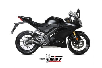 Mivv GP Pro Black Volledig Uitlaatsysteem met E-keur Yamaha YZF R 125 2019 > 2024