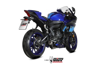 Mivv MK3 Carbon Compleet Uitlaatsysteem zonder E-keur Yamaha R7 2022 > 2024